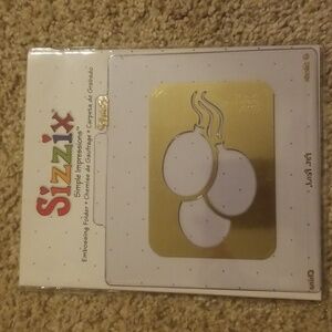 Sizzix Simple Impressions Embossing Folder Balloon Bunch.